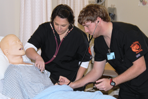 nursing students in classroom