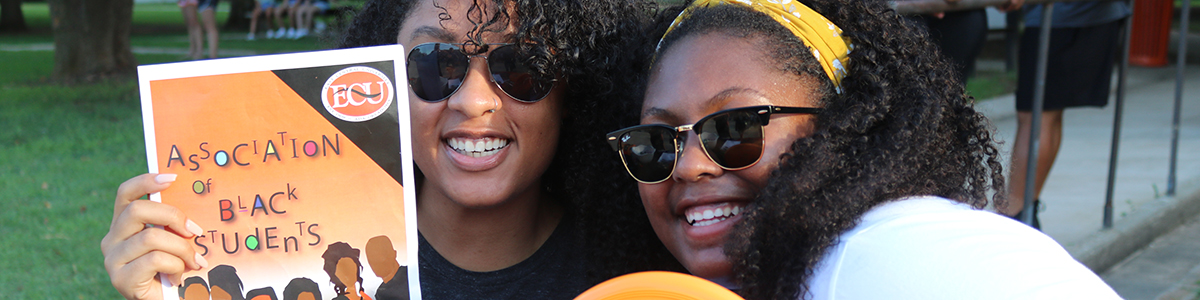 Photo of Black Student Association members at ECU.