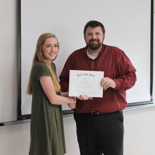 Stonecipher School of Business Delta Mu Delta Induction 