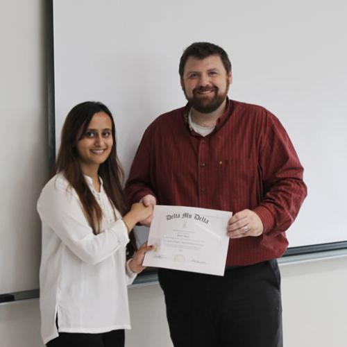 Stonecipher School of Business Delta Mu Delta Induction 