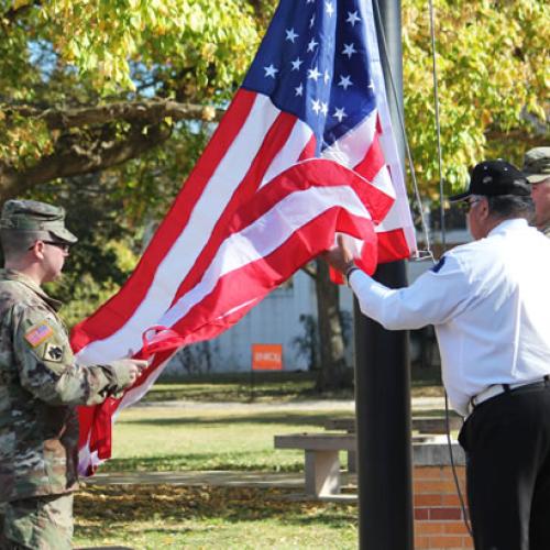 Military Appreciation Day and Flag Raising Ceremony