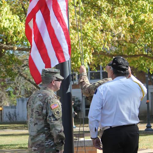 Military Appreciation Day and Flag Raising Ceremony