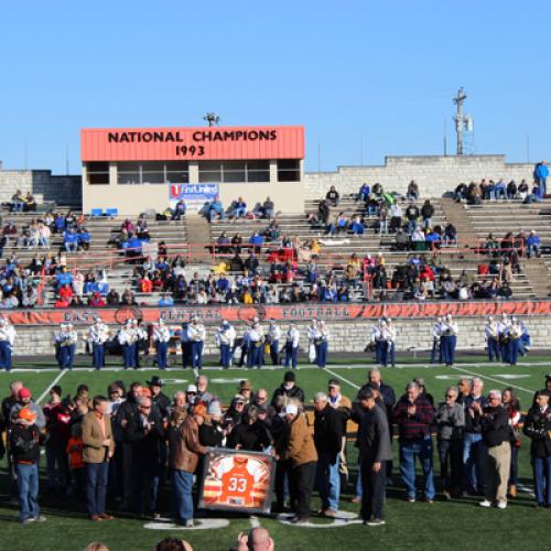 ECU Honors Lt. Col. Rod Richardson at ECU-Southeastern Football Game.