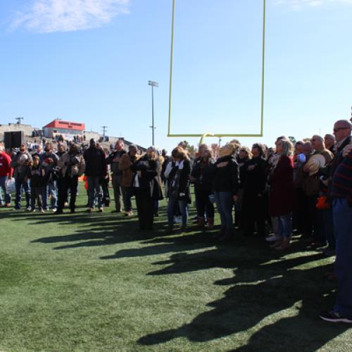 ECU Honors Lt. Col. Rod Richardson at ECU-Southeastern Football Game.