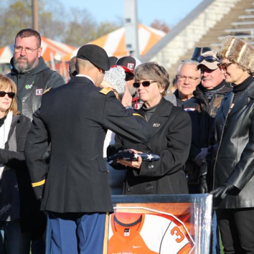 ECU Honors Lt. Col. Rod Richardson at ECU-Southeastern Football Game.