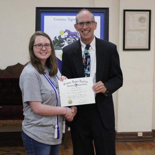 Chemistry Honor Society Induction