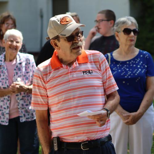 Bench Dedication for Dr. Jack Paschall. 6/25/19