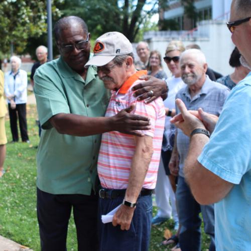 Bench Dedication for Dr. Jack Paschall. 6/25/19