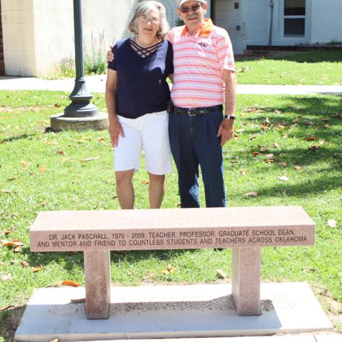 Bench Dedication for Dr. Jack Paschall. 6/25/19