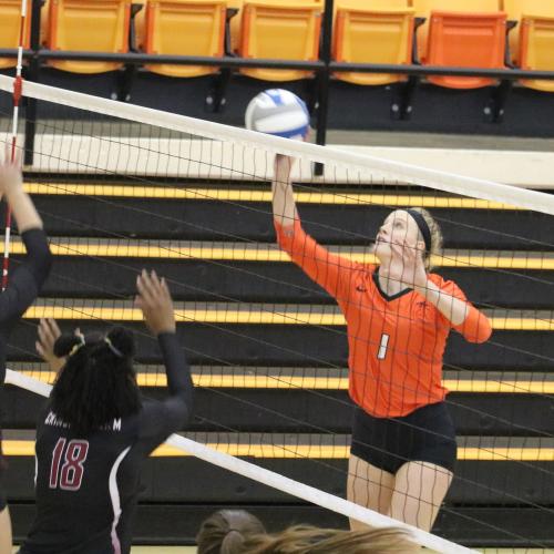 East Central University's Halloween volleyball game against Southern Nazarene.