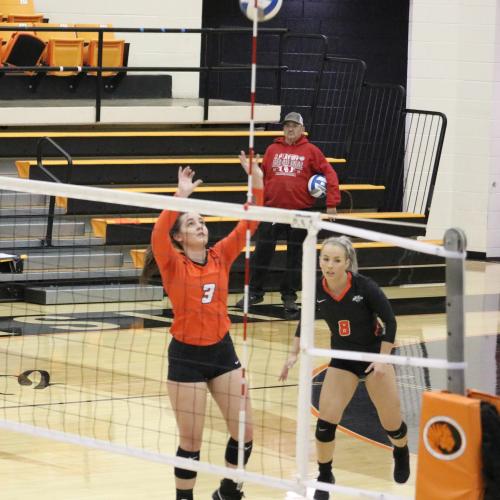 East Central University's Halloween volleyball game against Southern Nazarene.