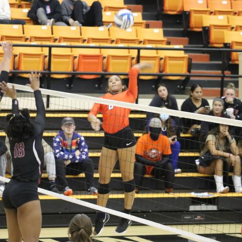 East Central University's Halloween volleyball game against Southern Nazarene.