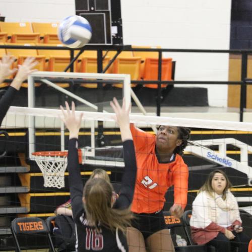 East Central University's Halloween volleyball game against Southern Nazarene.