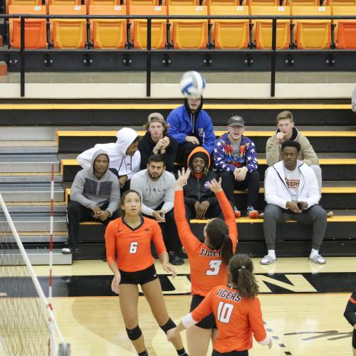 East Central University's Halloween volleyball game against Southern Nazarene.