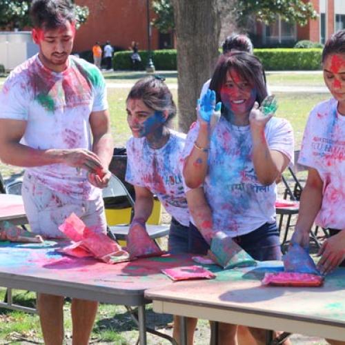 Holi Festival of Colors Asian Student Association 