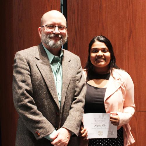 Alpha Chi Induction Ceremony