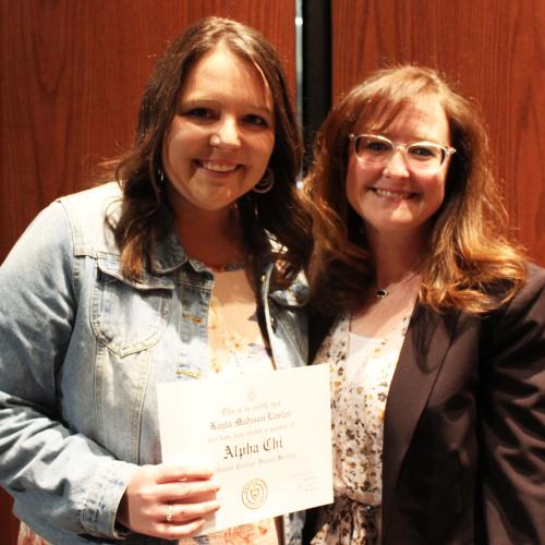 Alpha Chi Induction Ceremony