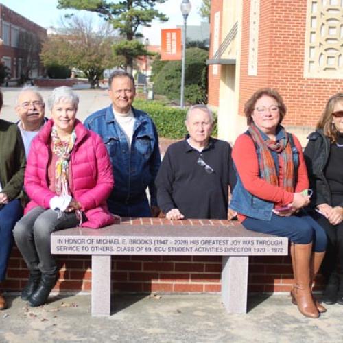 Michael E. Brooks Bench Dedication