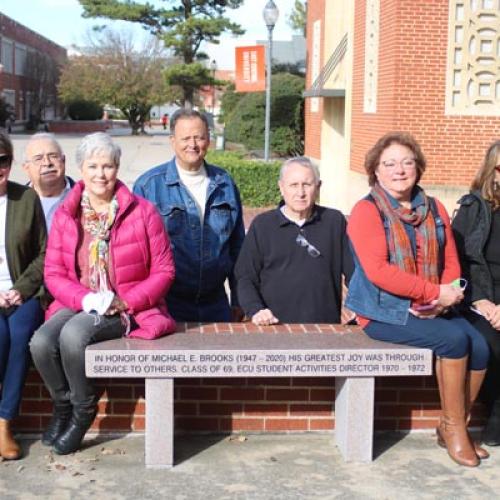 Michael E. Brooks Bench Dedication