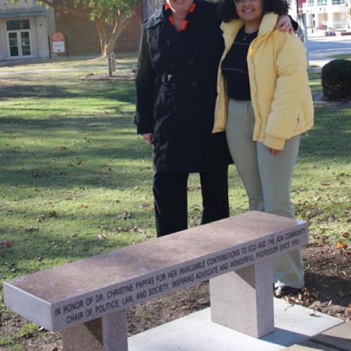 Dr. Pappas Bench Dedication (11.18.21)