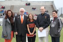 Group photo of scholarship recipient