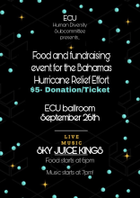 Bahamas Hurricane Relief Effort Flyer