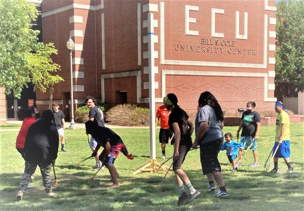 stickball game